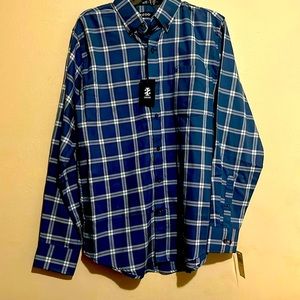 NWT IZOD LONG SLEEVE CASUAL BOTTON DOWN